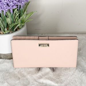 Kate Spade Pink Laurel Way Stacy Bifold Wallet